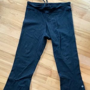 Lululemon Athletica Black Crop Leggings XS
